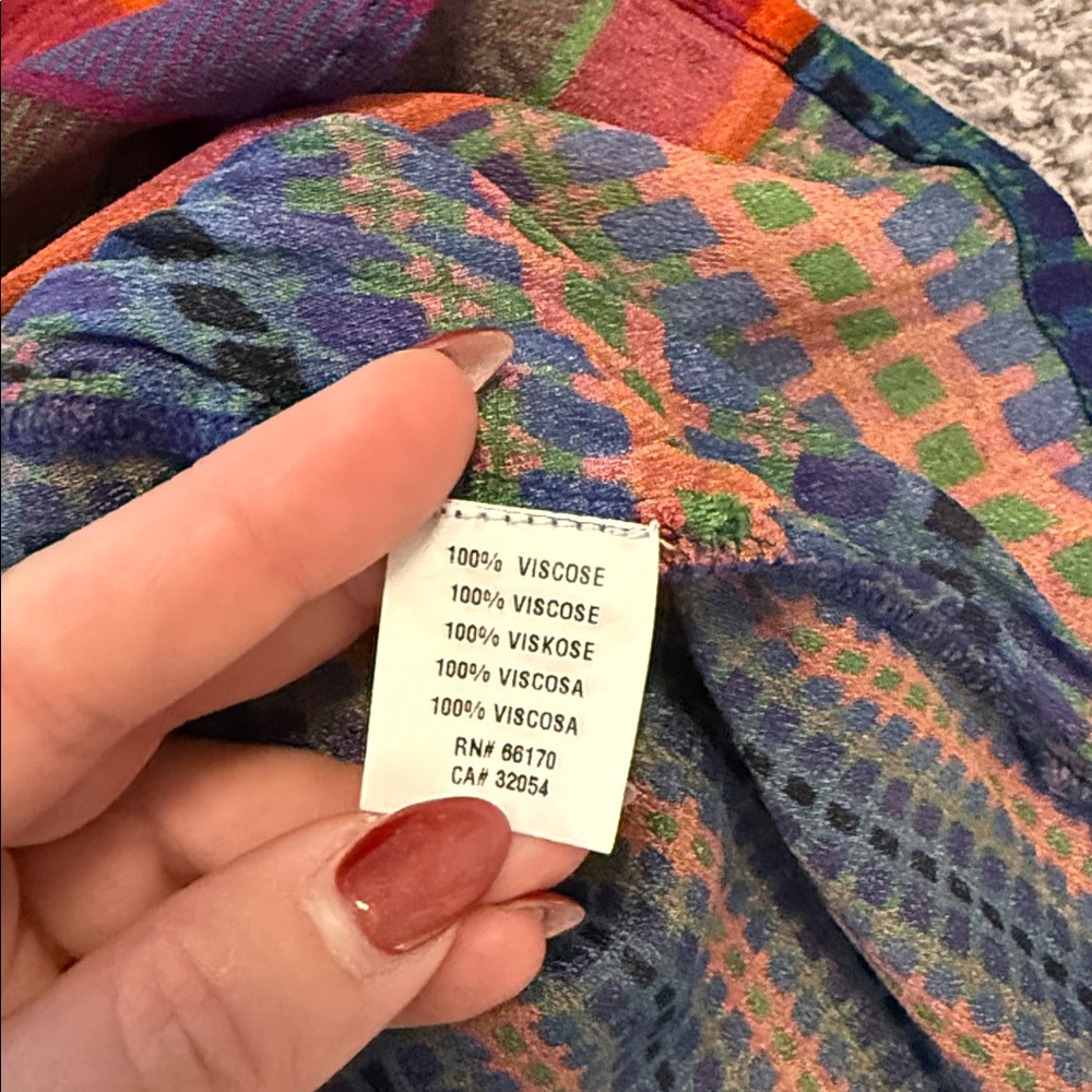 Anthropologie Conditions Apply Multicolor Blouse - Picture 10 of 10